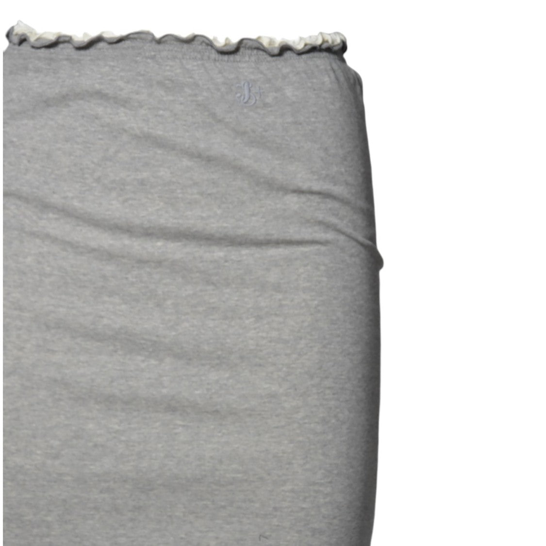 Jil Sander Three Layer Cotton Skirt Grey
