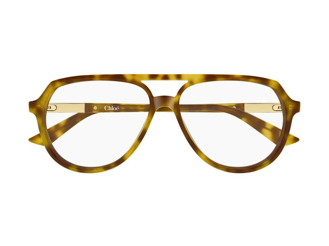 Chloé Tortoiseshell Ch0366o Aviator Acetate Sunglasses