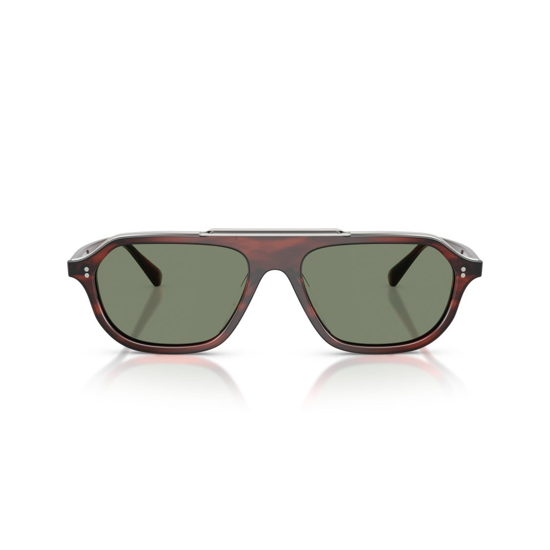 Oliver Peoples 0Ov5613su Bold Tortoiseshell Acetate Sunglasses With Angular Lenses