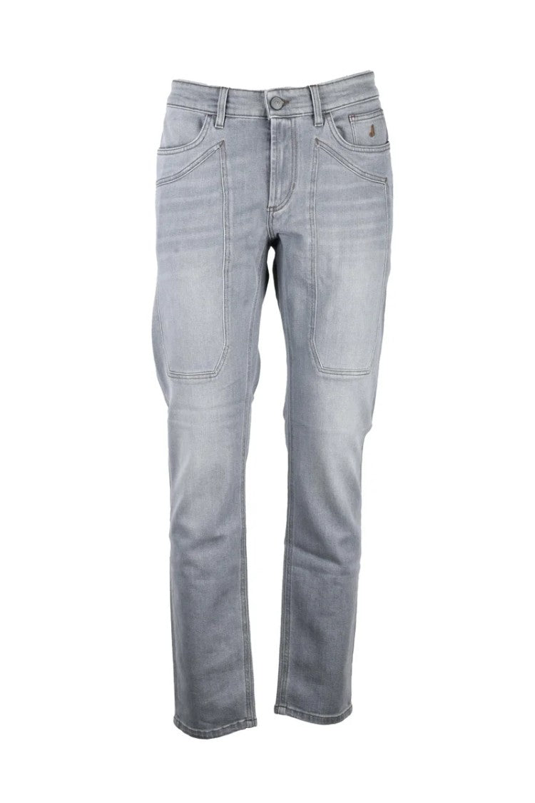 Jeckerson Modern Grey Jeans With Recycled Materials