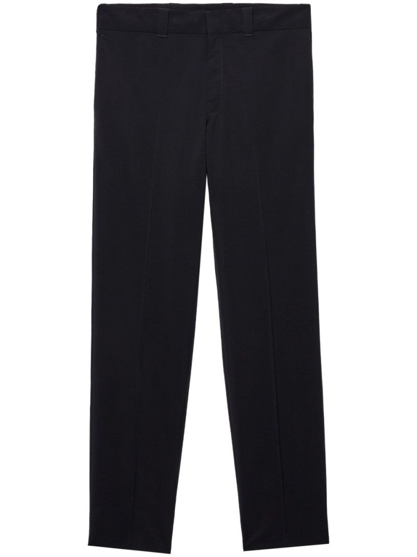 Prada Tailored Black Trousers With Straight Leg Design