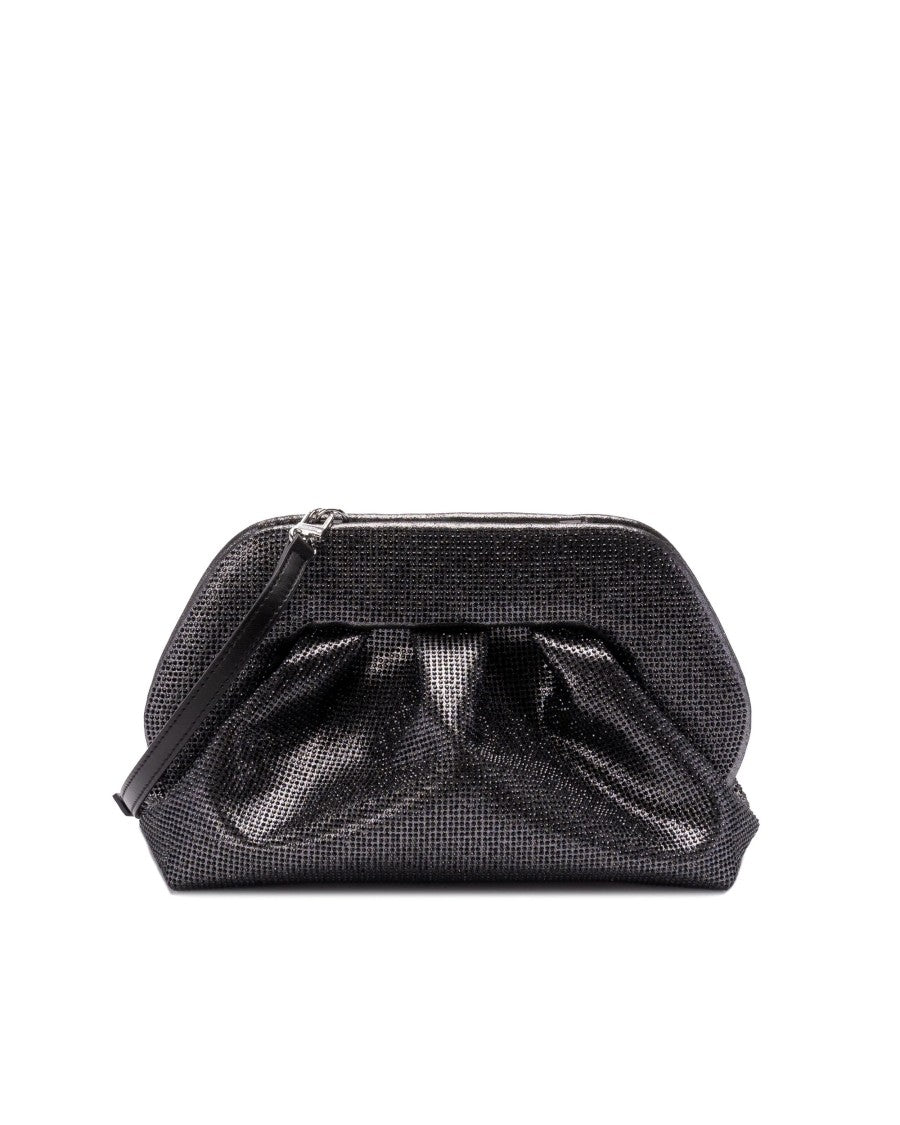 Themoirè Tia Strass Black Crossbody Bag