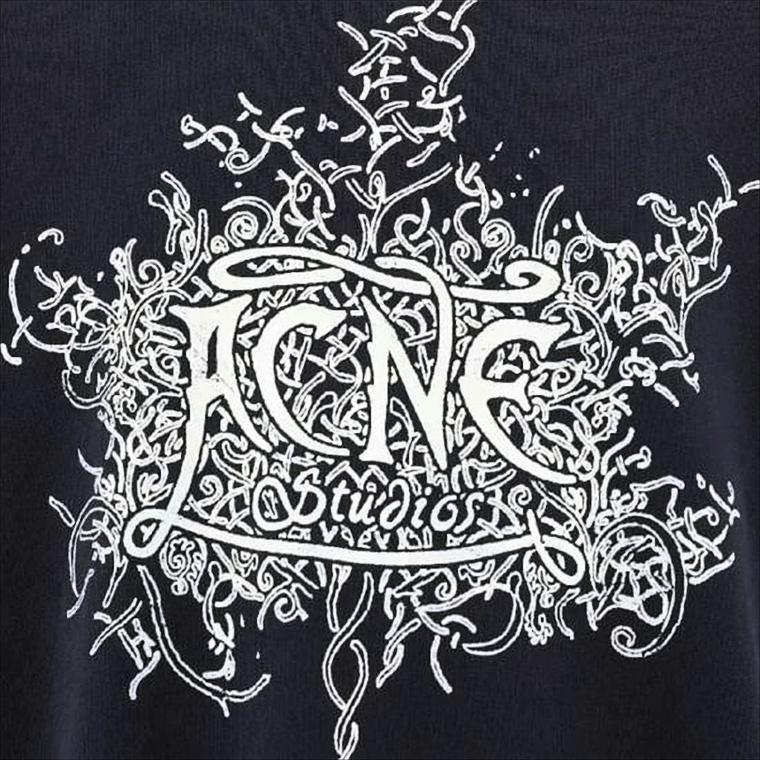 Acne Studios Relaxed Fit Long-Sleeve Sweatshirt With Graphic Design