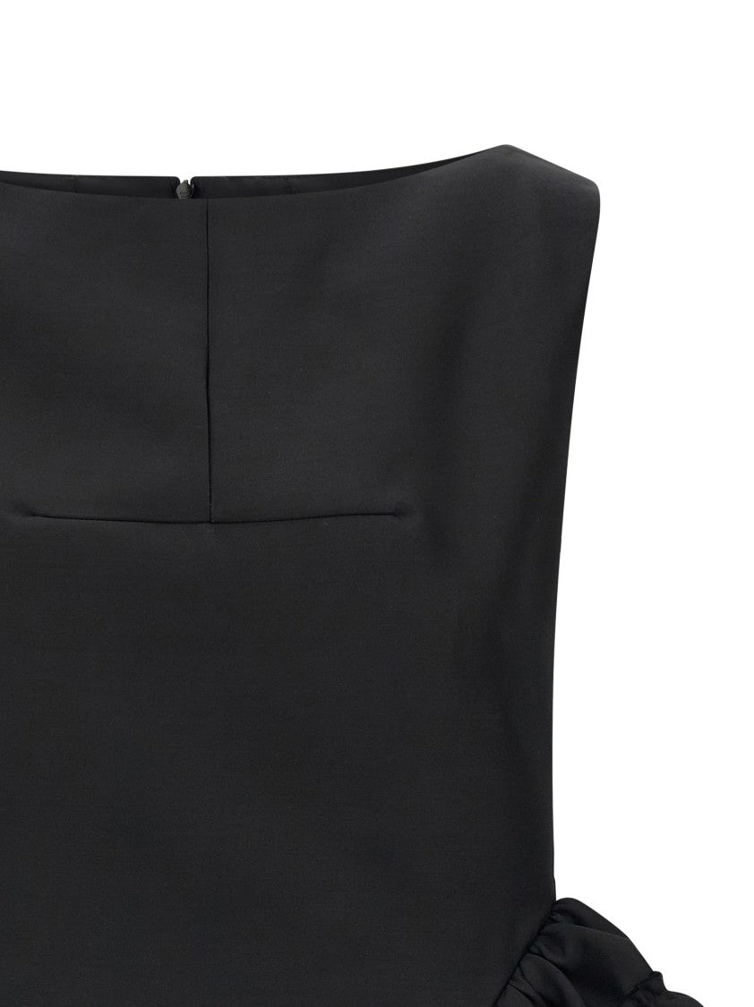 Dries Van Noten 'Casey' Wool And Silk Blend Top