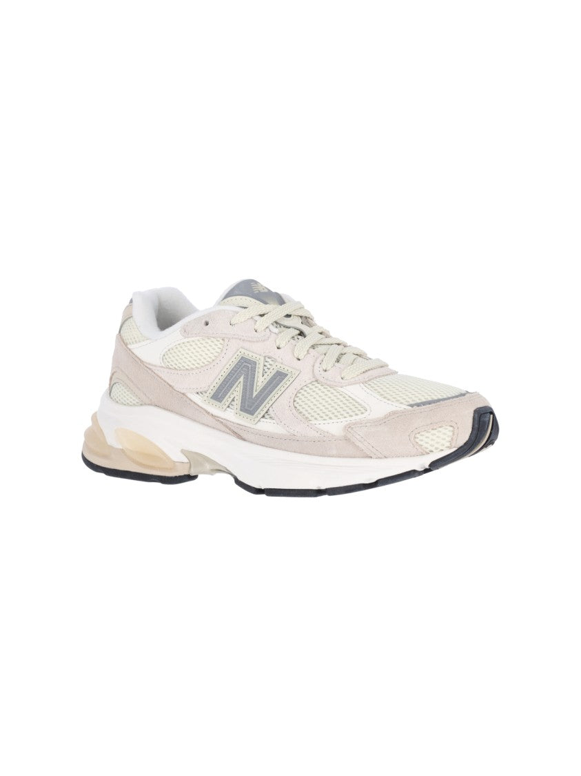 New Balance Beige 2010 Suede Mesh Sneakers