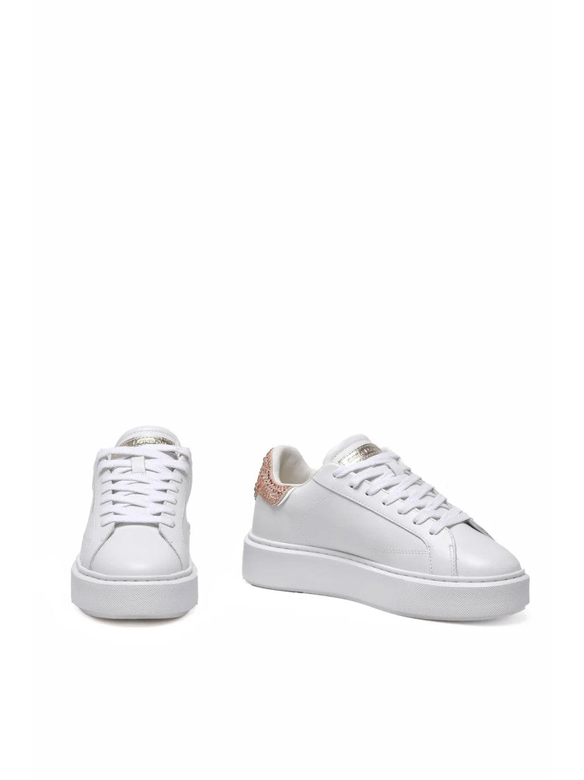 Crime London White Leather Extralight Sneakers