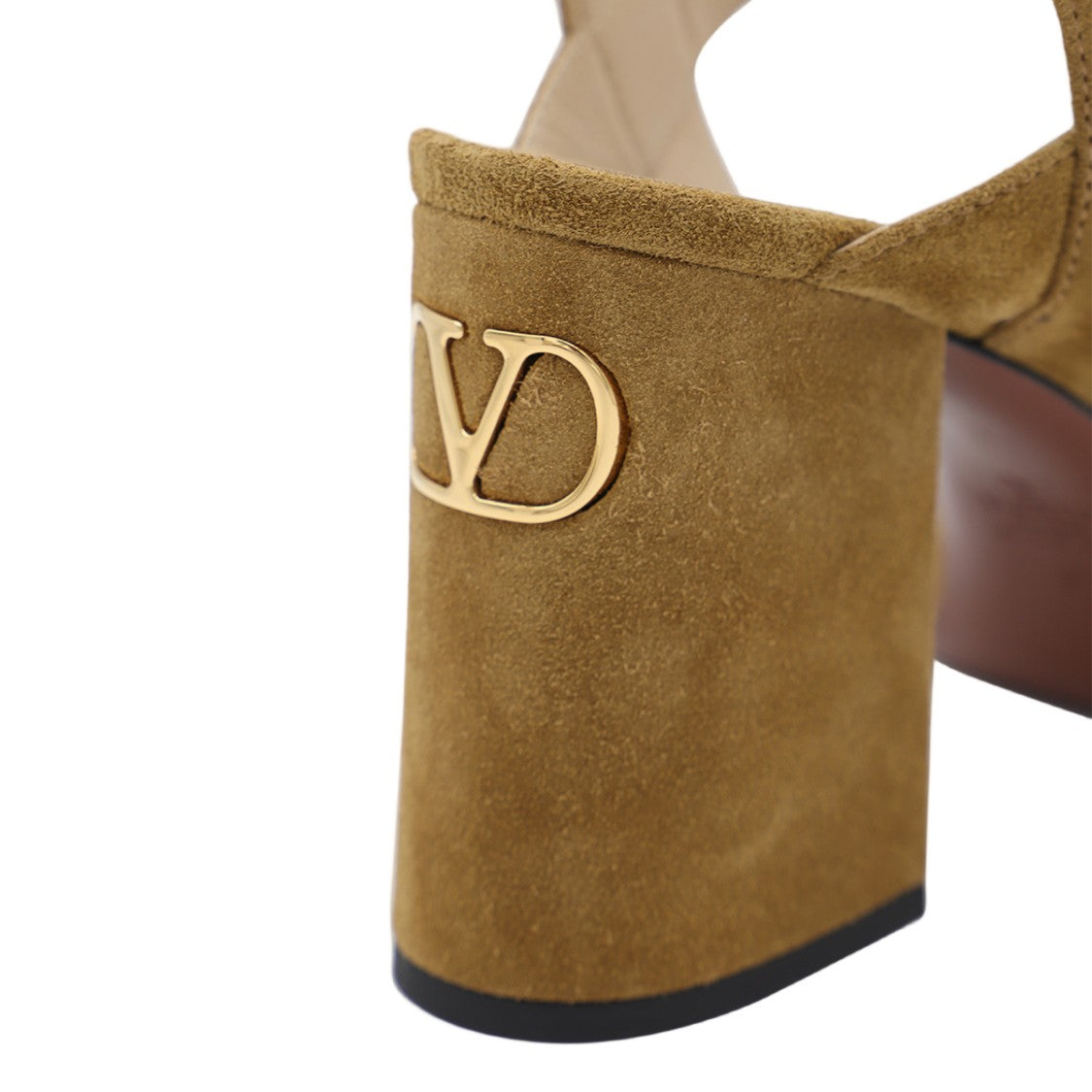 Valentino Garavani Block Heel Suede Sandals