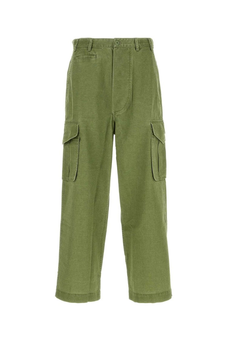 Kenzo Green Cotton Cargo Pant