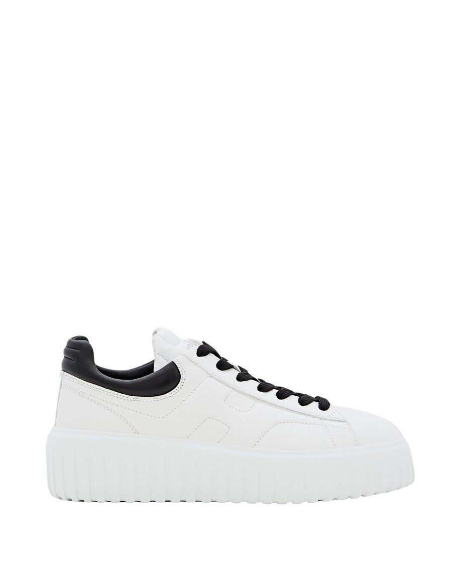 Hogan White Platform Sneakers