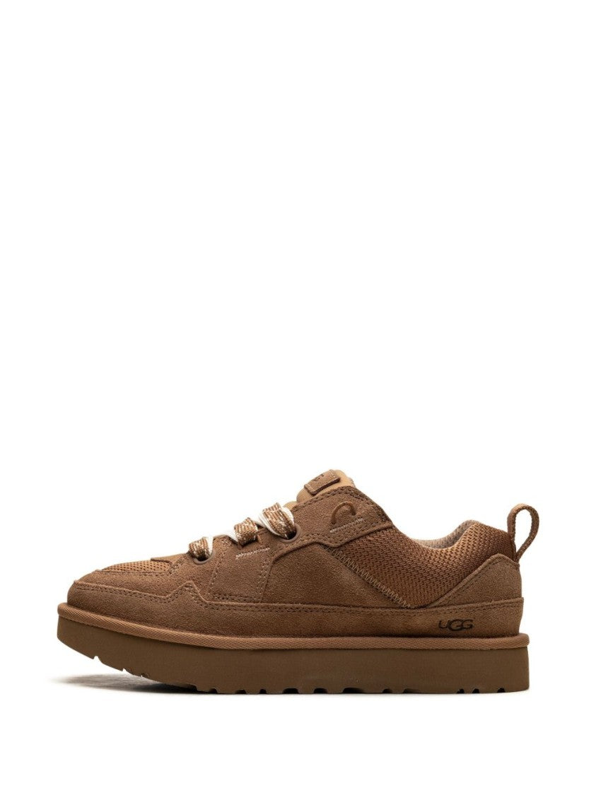 Ugg Low-Top Sneakers With Leather-Textile Blend