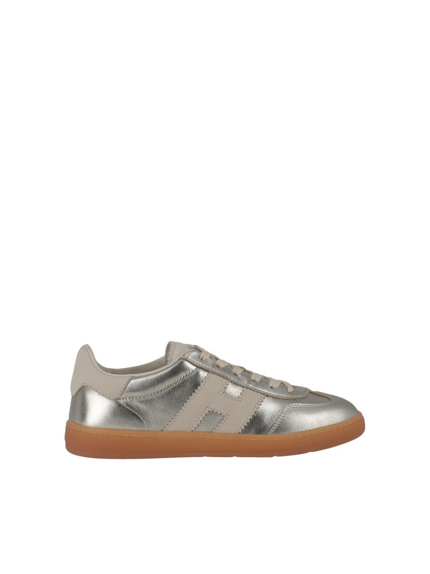 Hogan Metallic Gum-Sole Cool Low-Top Sneakers