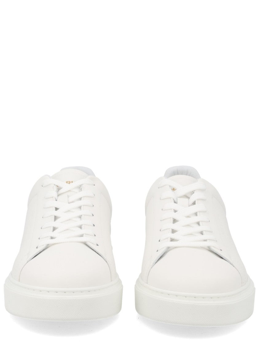 Woolrich Classic Court Monochromatic Leather Sneakers
