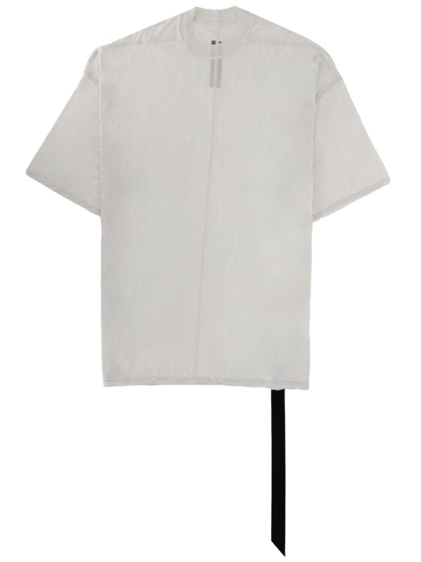 Drkshdw By Rick Owens Tommy T Lightweight Cotton Asymmetrical T-Shirt