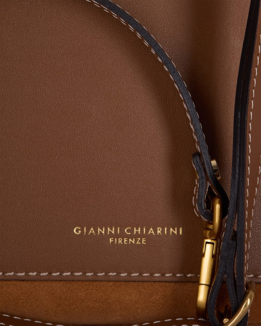Gianni Chiarini Rectangular Suede Leather Shoulder Bag