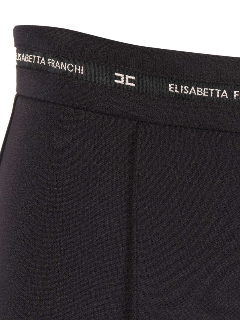 Elisabetta Franchi Tailored Blazer With Flared Trousers