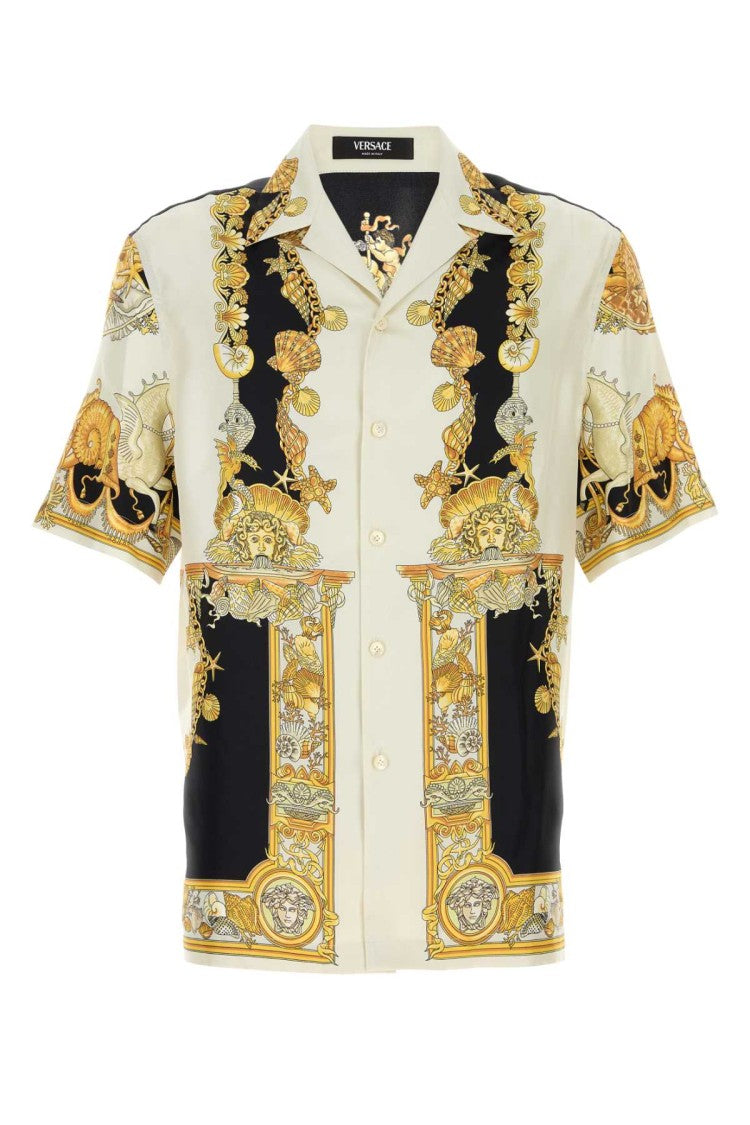Versace Printed Twill Shirt