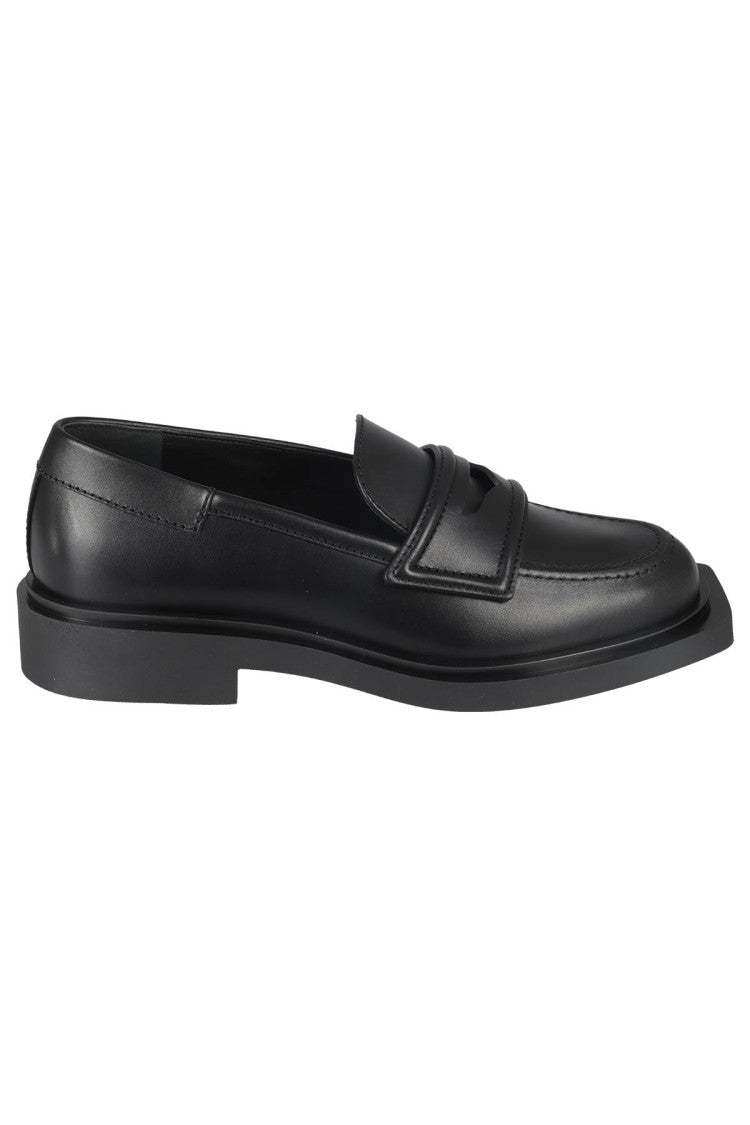 3Juin Smooth Calf Leather Moccasin In Black