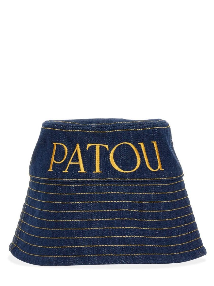 Patou Structured Bucket Hat With Embroidered Logo