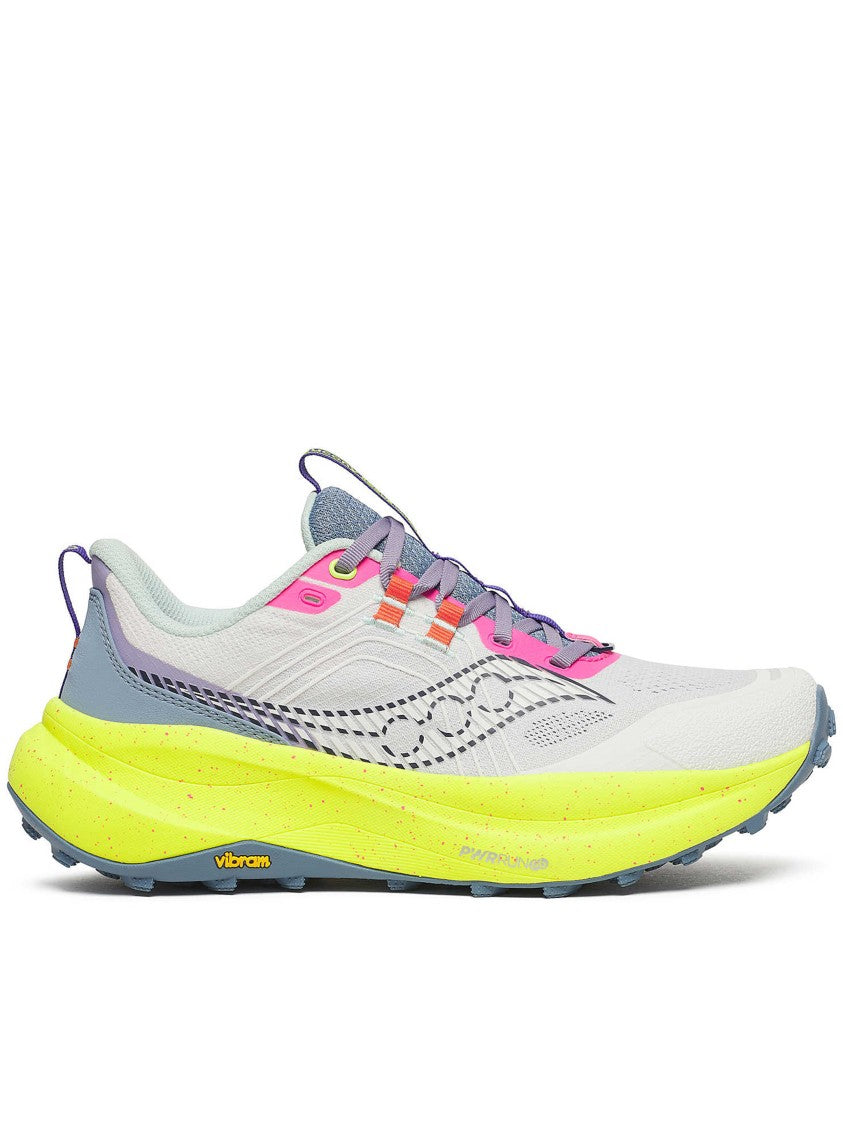 Saucony White Xodus Ultra 4 Mesh Running Sneakers