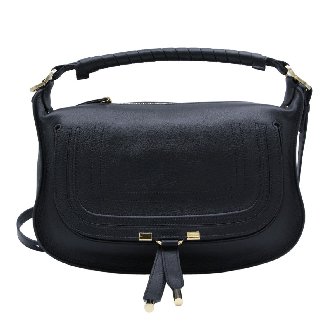 Chloé Structured Black Bag With Minimalist Design