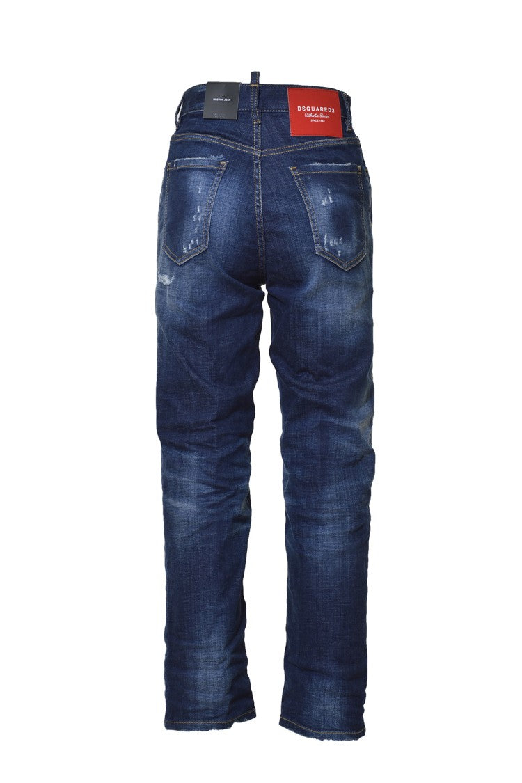Dsquared2 Vintage Wash Effect Jeans