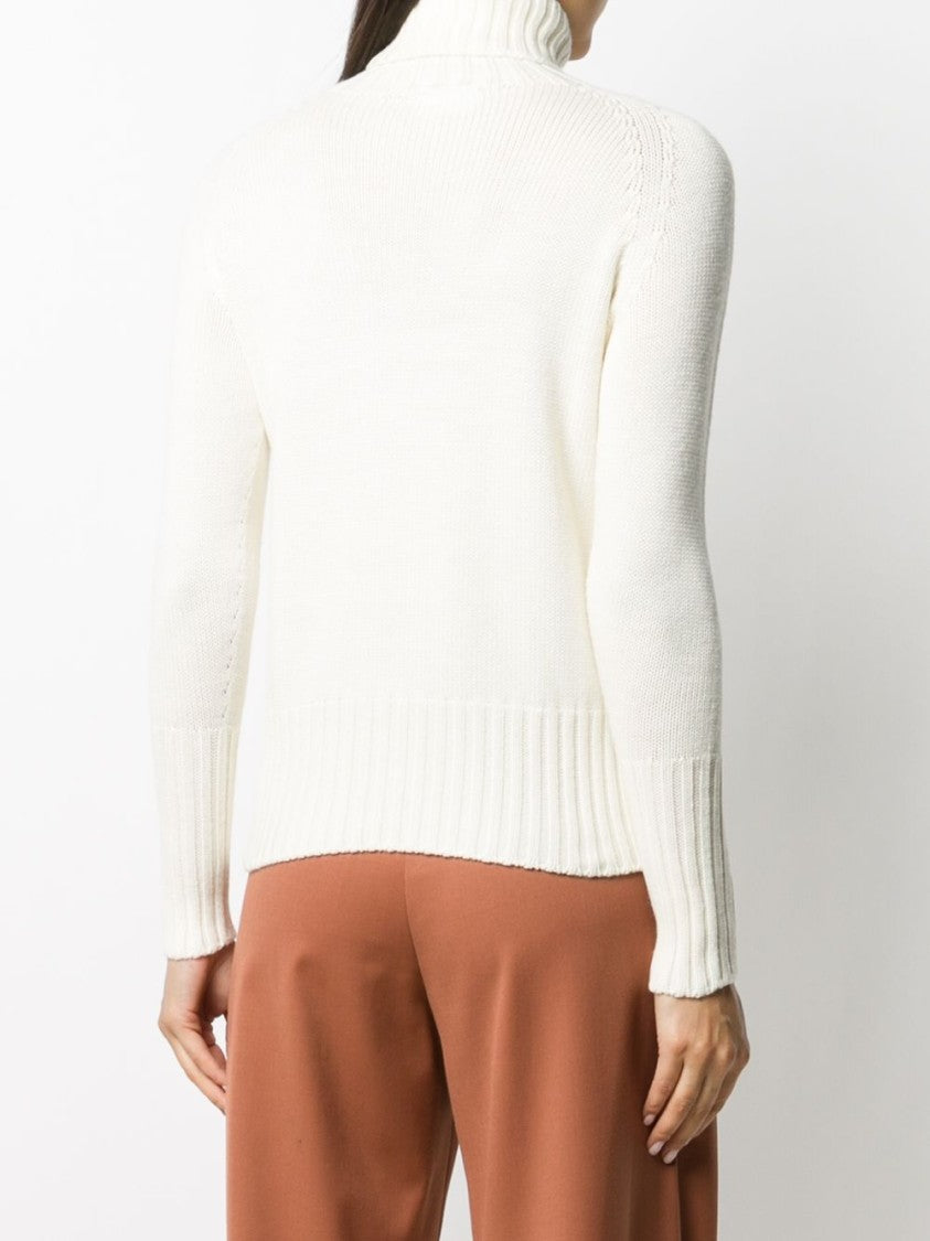 Drumohr Ribbed Turtleneck Wool Sweater