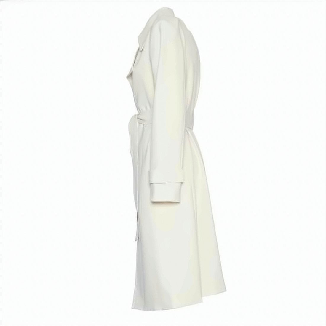 Theory Tailored White Coat With Wide Lapel