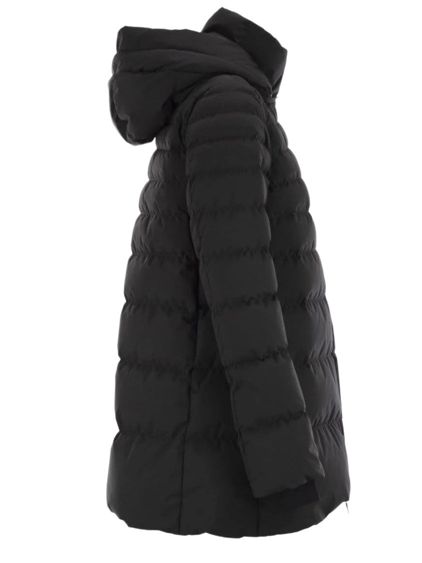 Herno A-Line Down Jacket With Detachable Hood