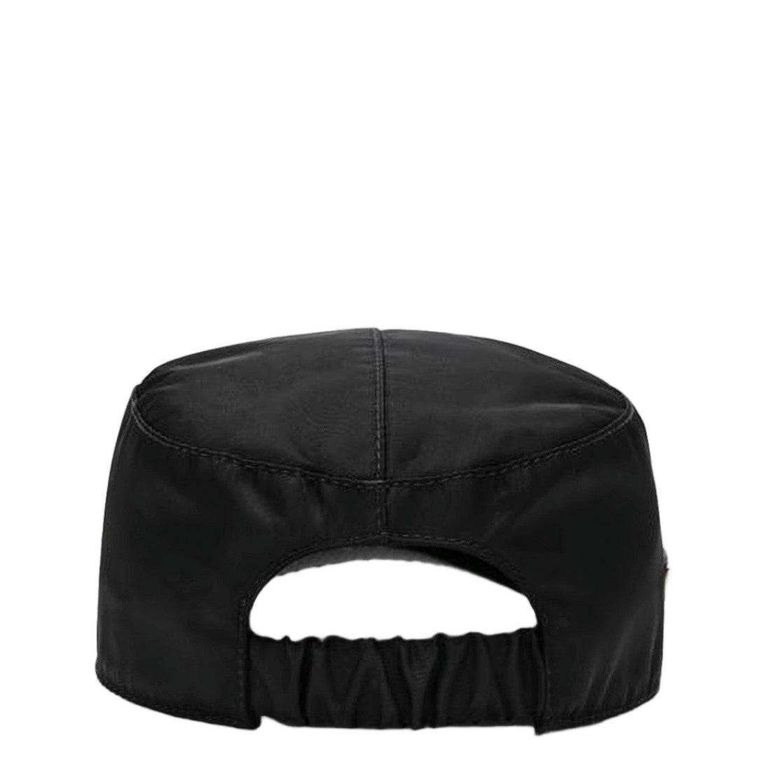 Prada Sleek Black Cap With Structured Front
