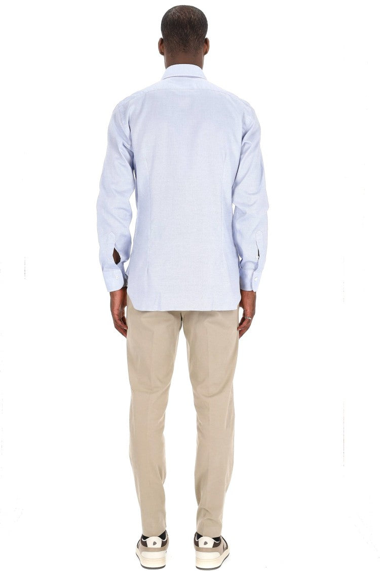 Barba Culto Line Woven Cotton Shirt