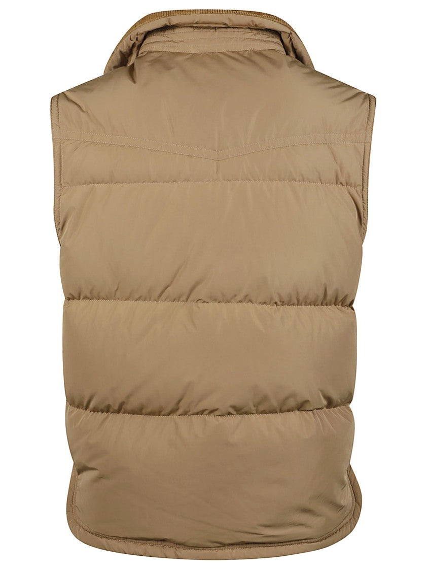 Moncler Grenoble Evans Corduroy-Lined Quilted Padded Vest