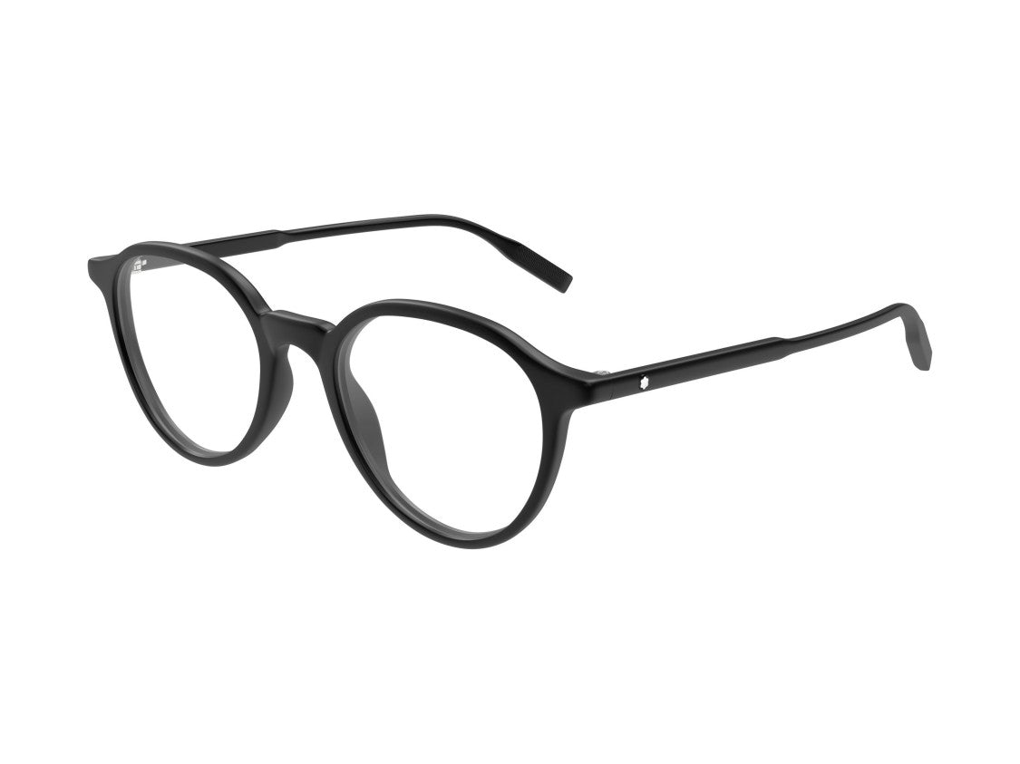 Montblanc Mb0291o Matte Round Acetate Eyeglasses