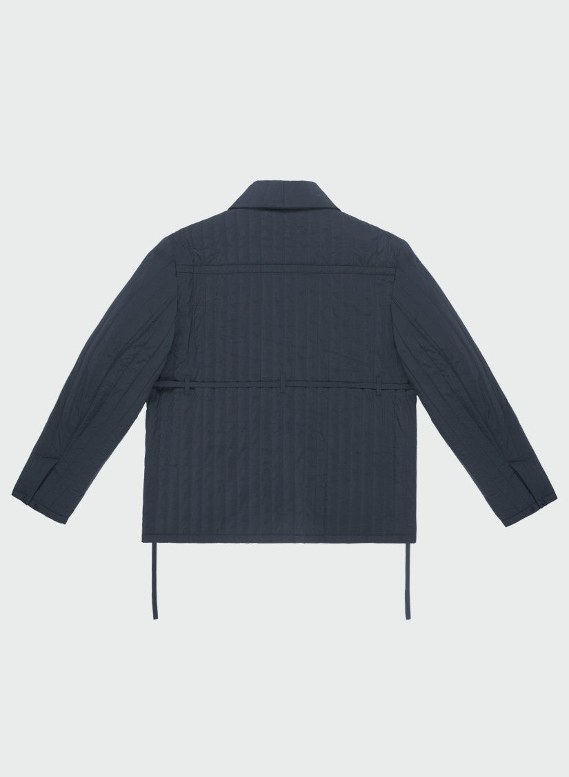 Craig Green Navy-Grey Quilted Jacket