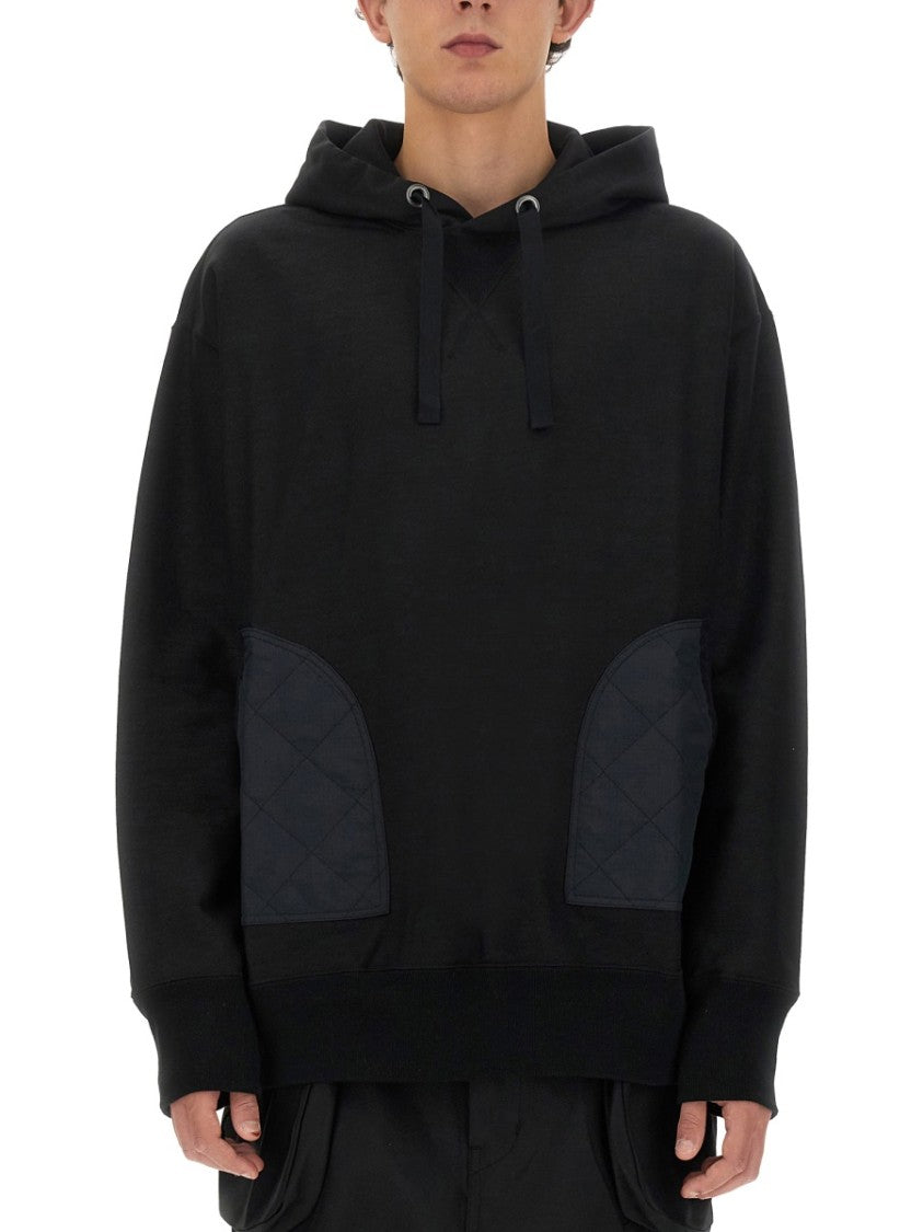 Junya Watanabe Relaxed-Fit Black Hoodie