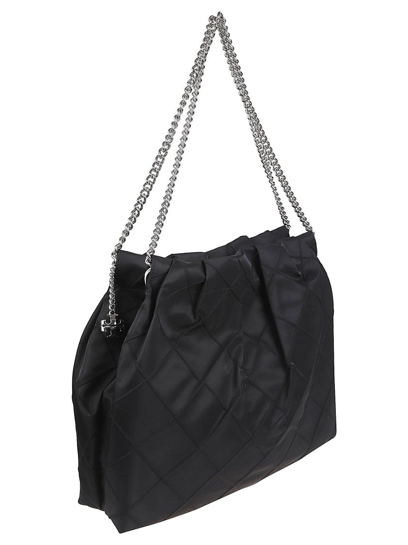 Tory Burch Soft-Structured Quilted Handbag With Chain Strap