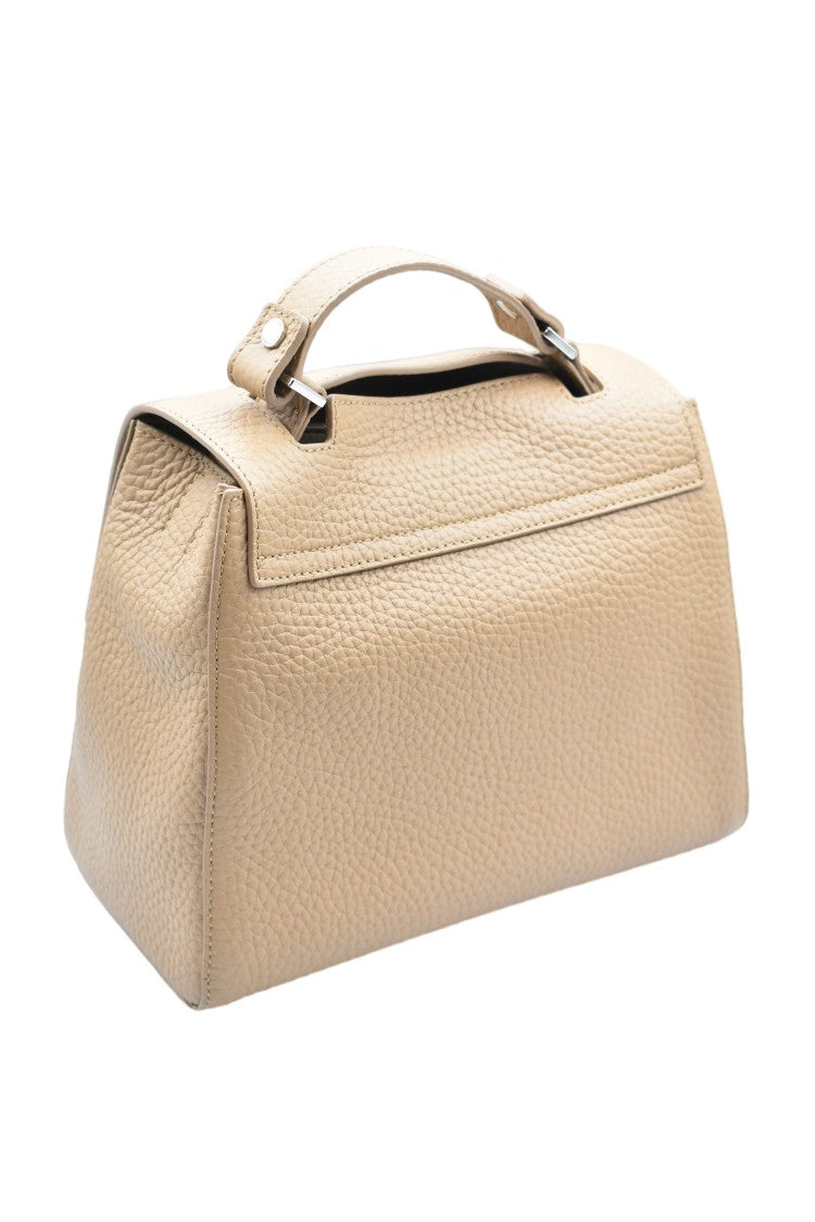 Orciani Beige Small Sveva Soft Hidden Handbag