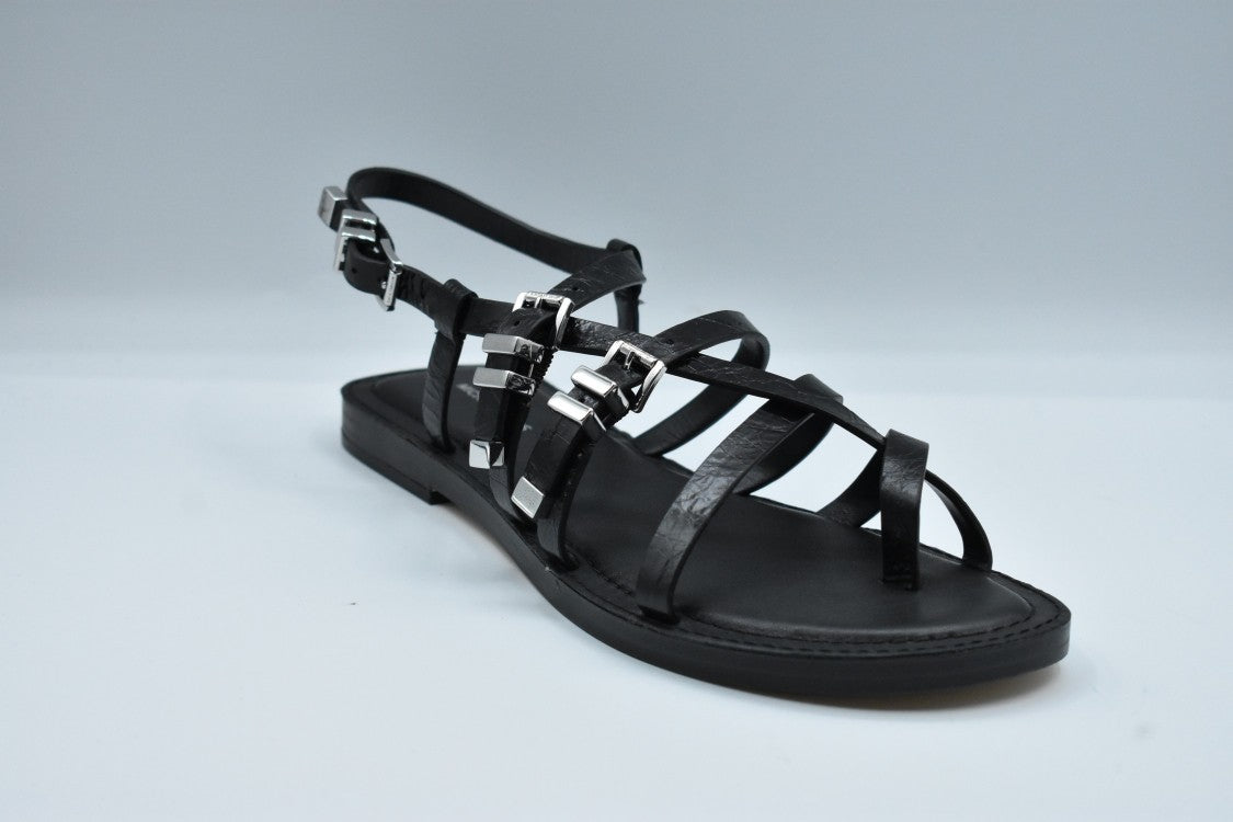 Michael Kors Low Top Black Shoes With Metallic Accents