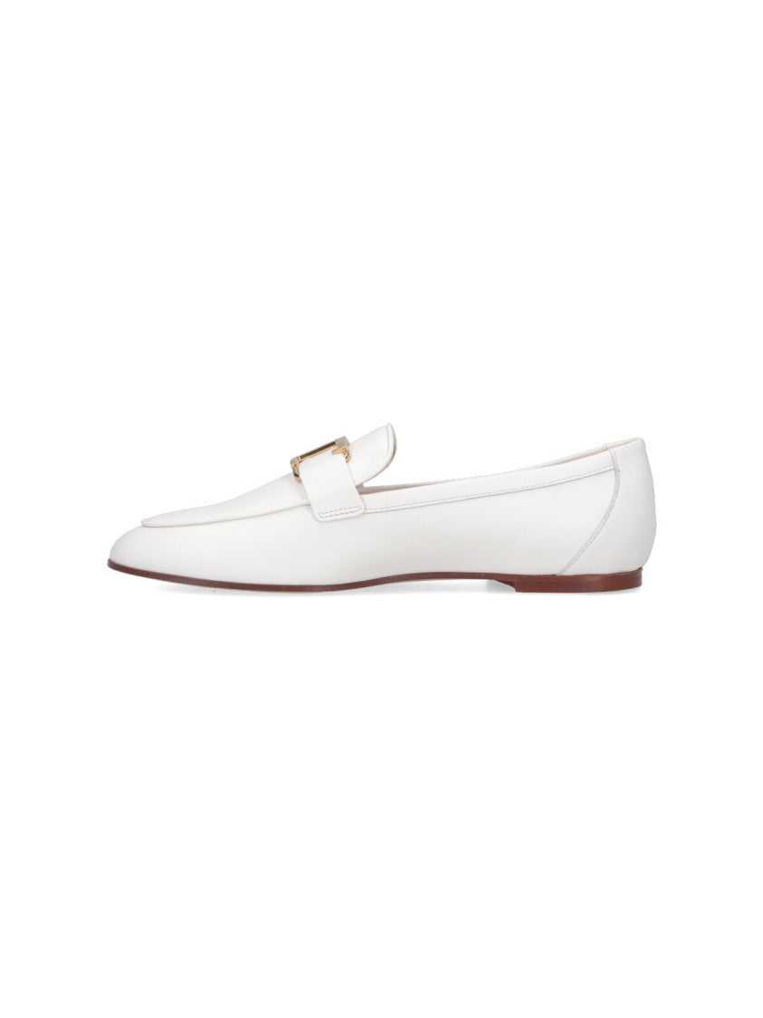 Tod's "T Timeless" Loafers White