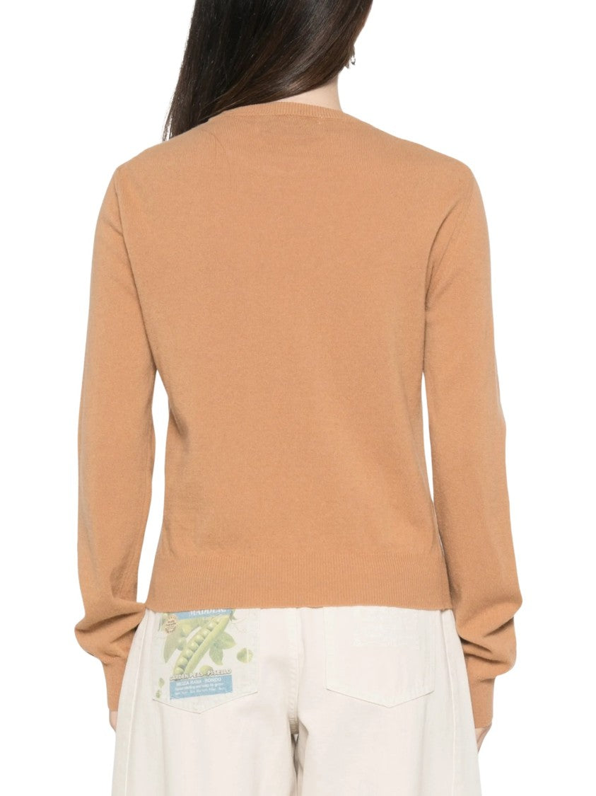 Jucca Argyle-Pattern Crew-Neck Sweater