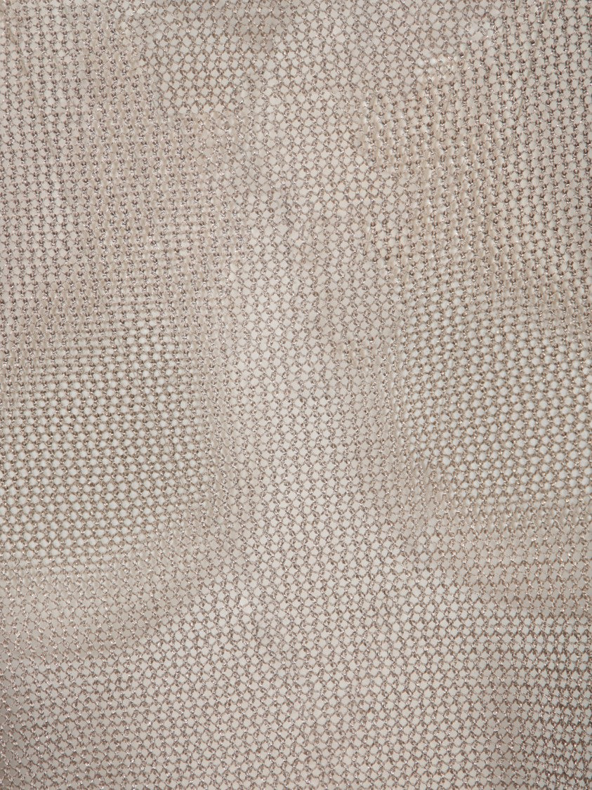 Herno Knit Pullover Sweater With Shiny Lurex Fabric