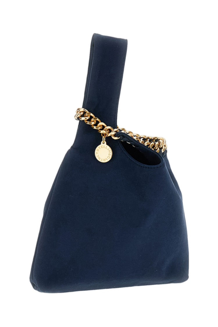 Stella Mccartney Wristlet Bag With Signature Gold-Tone Chain And Internal Pocket