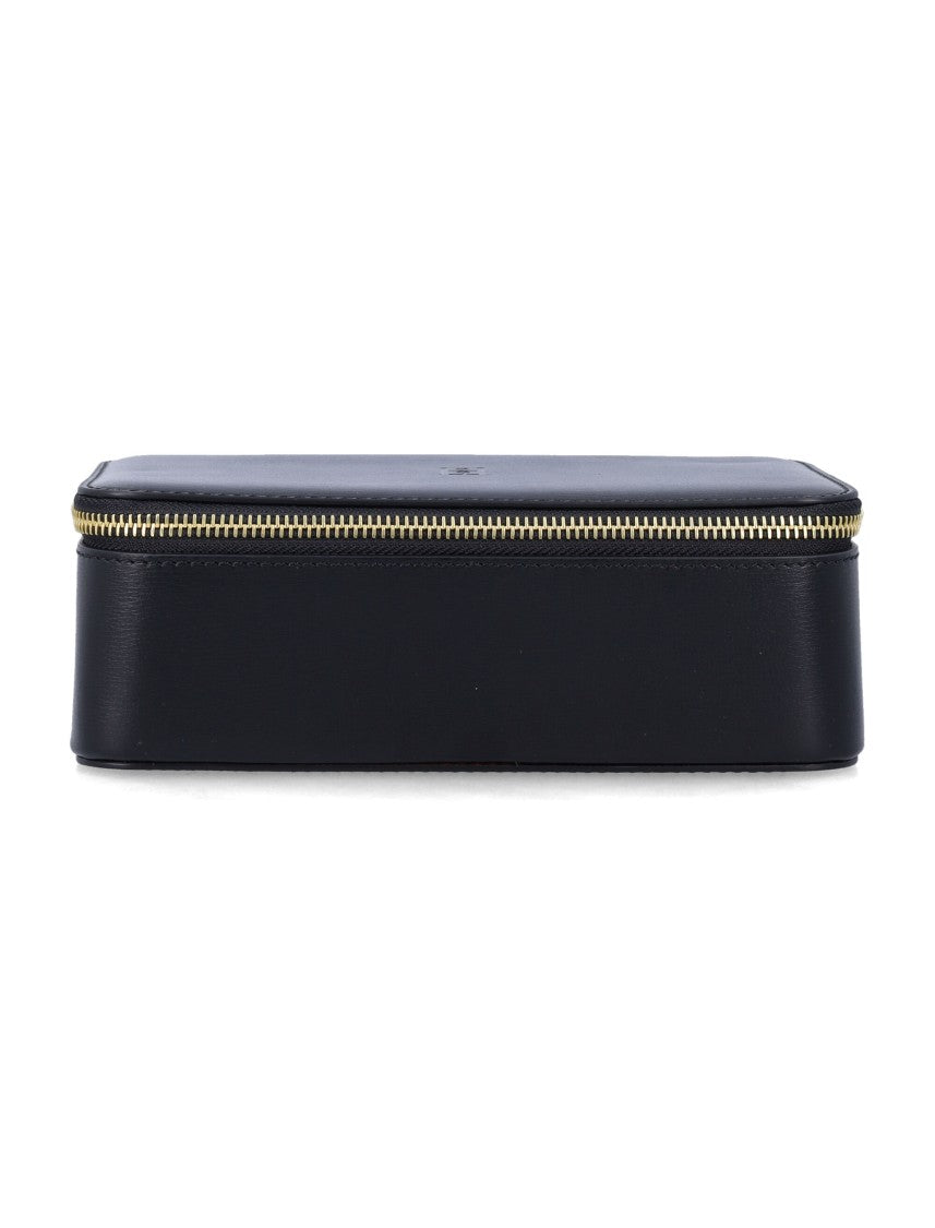 By Malene Birger Monogram Embossed Aya Cosmetic Case