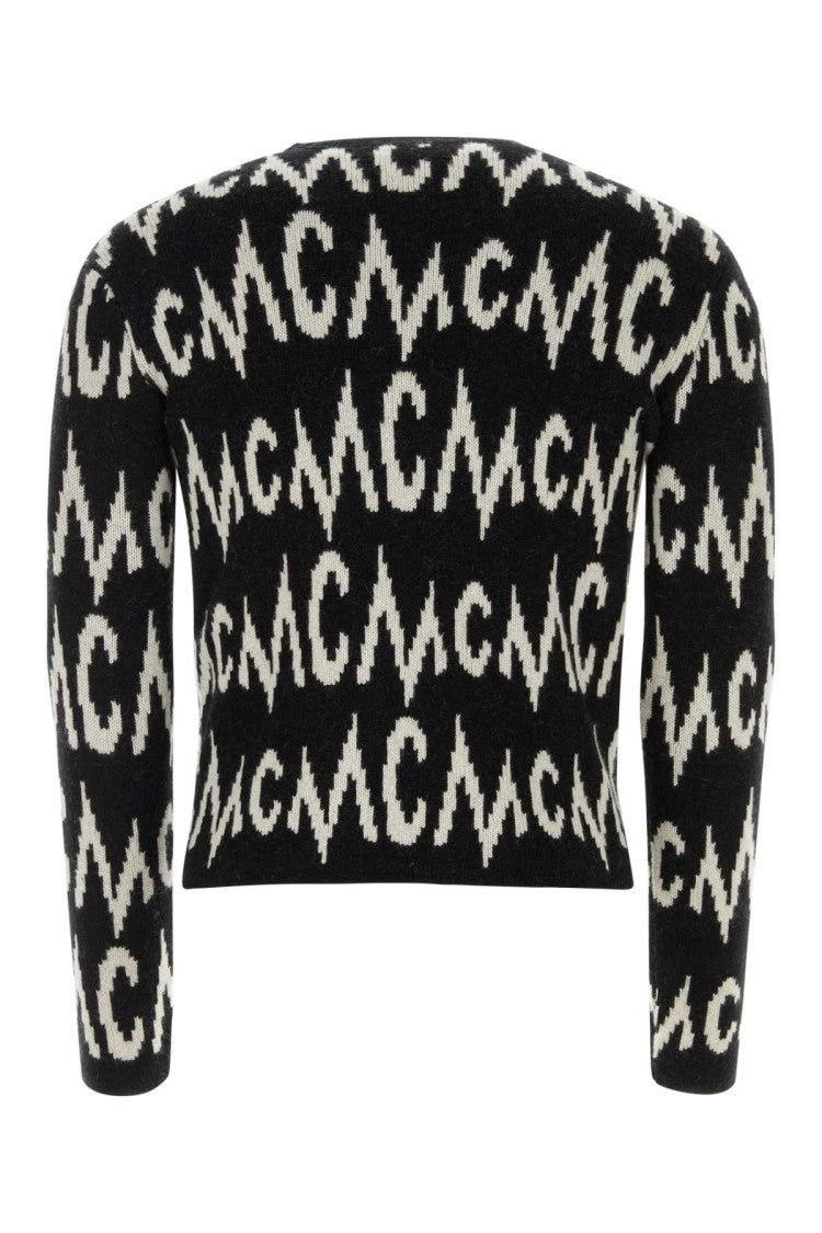 Mcm Black Cashmere Blend Sweater
