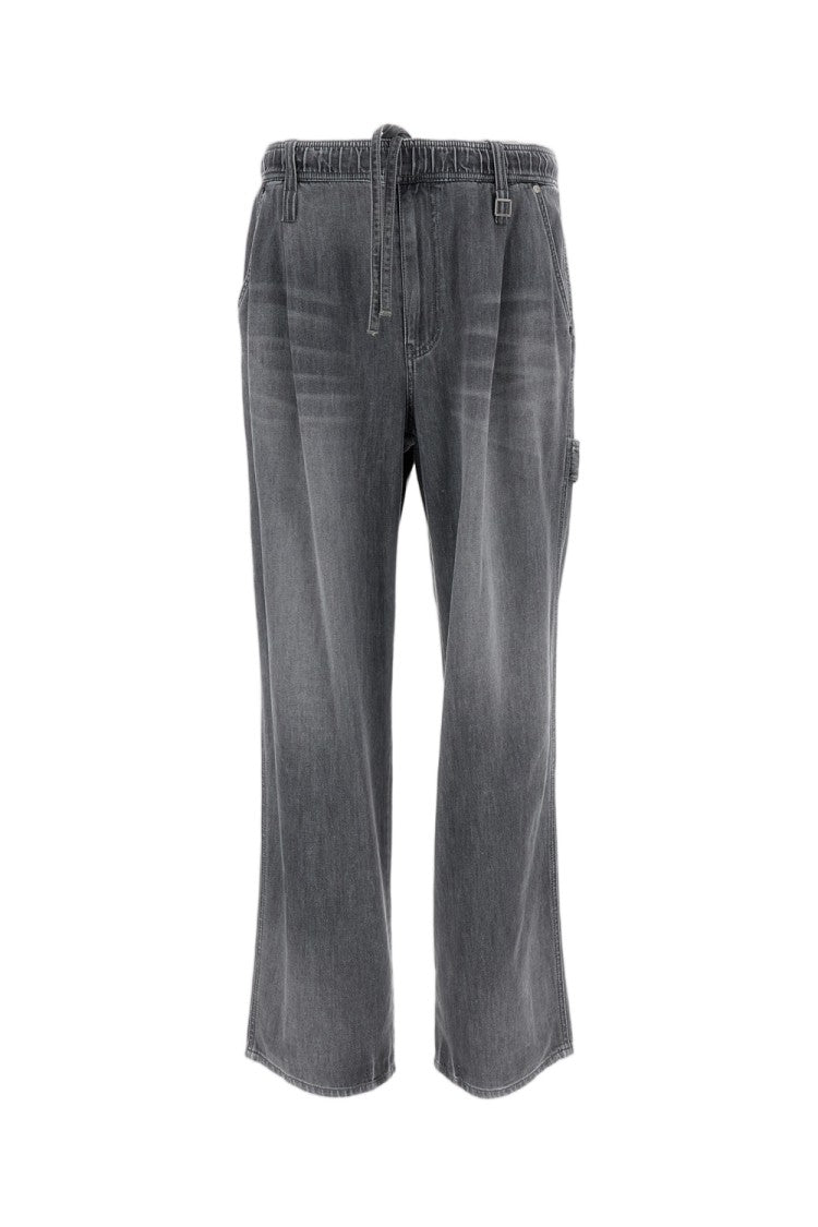 Wooyoungmi Utility Denim Trousers With Adjustable Drawstring