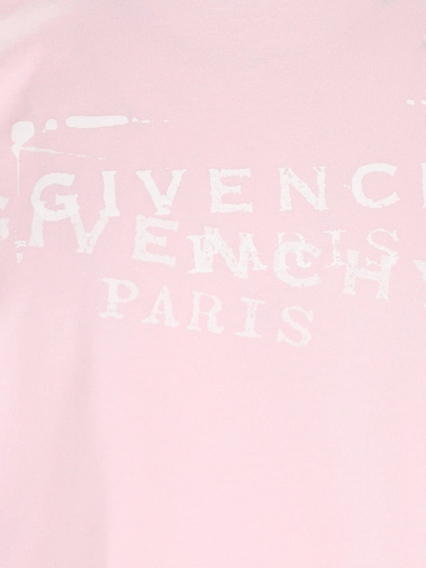 Givenchy Regular Fit Soft Pink Logo T-Shirt