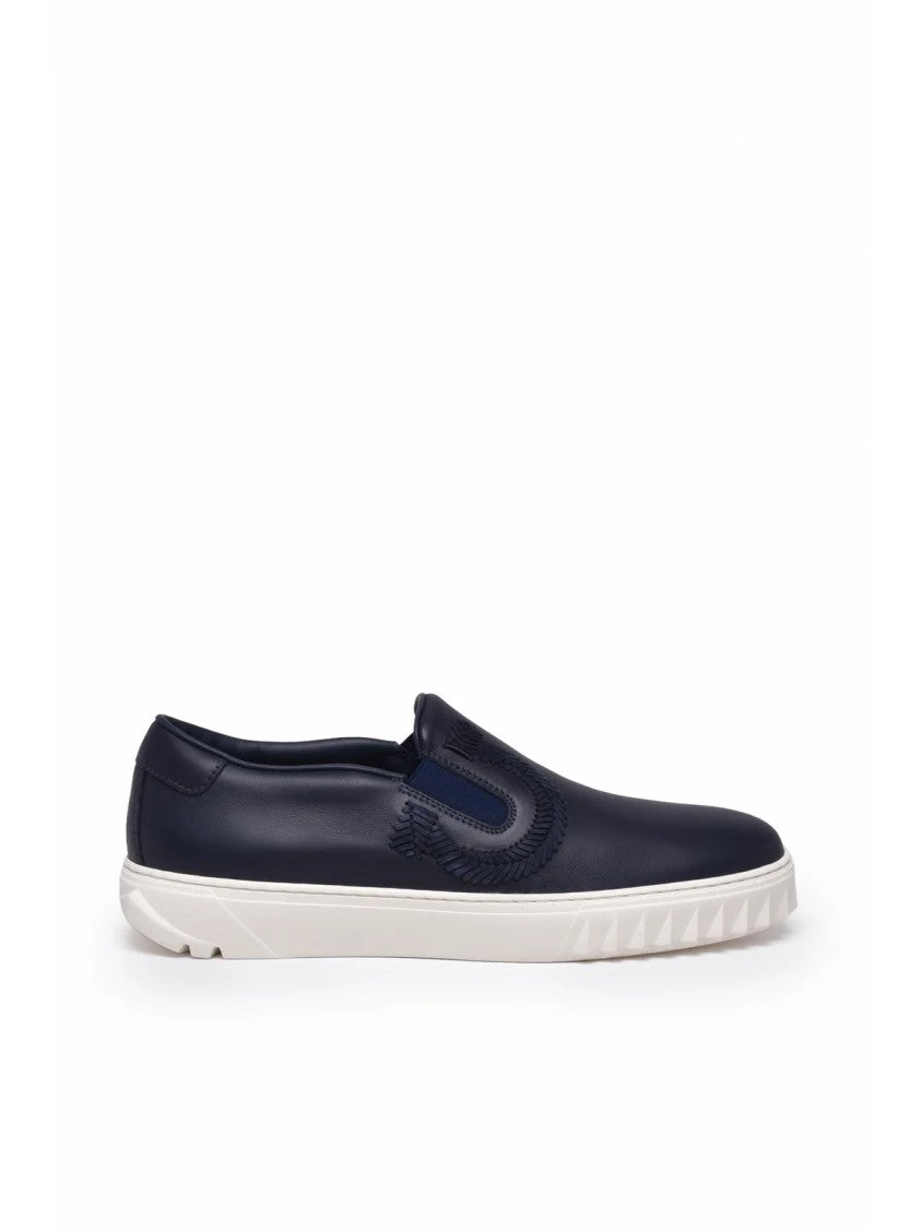 Salvatore Ferragamo Lexus Slip On Sneaker - Blue