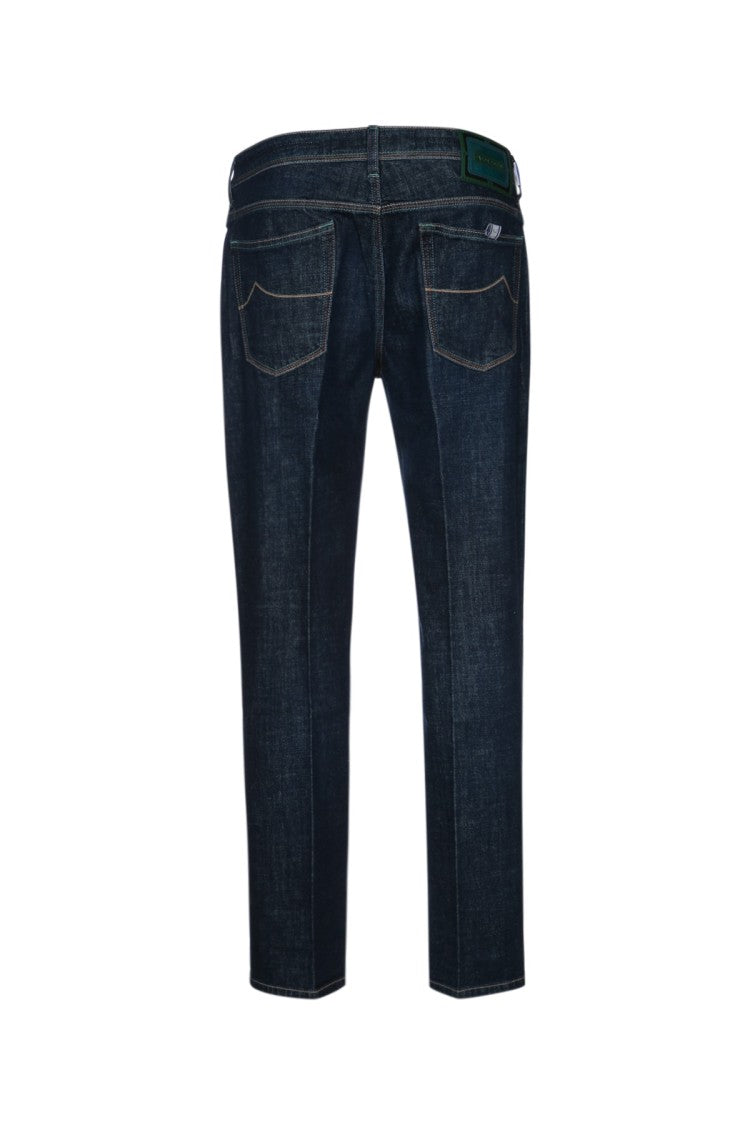 Jacob Cohen Straight-Leg Denim Jeans With Subtle Contrast Stitching