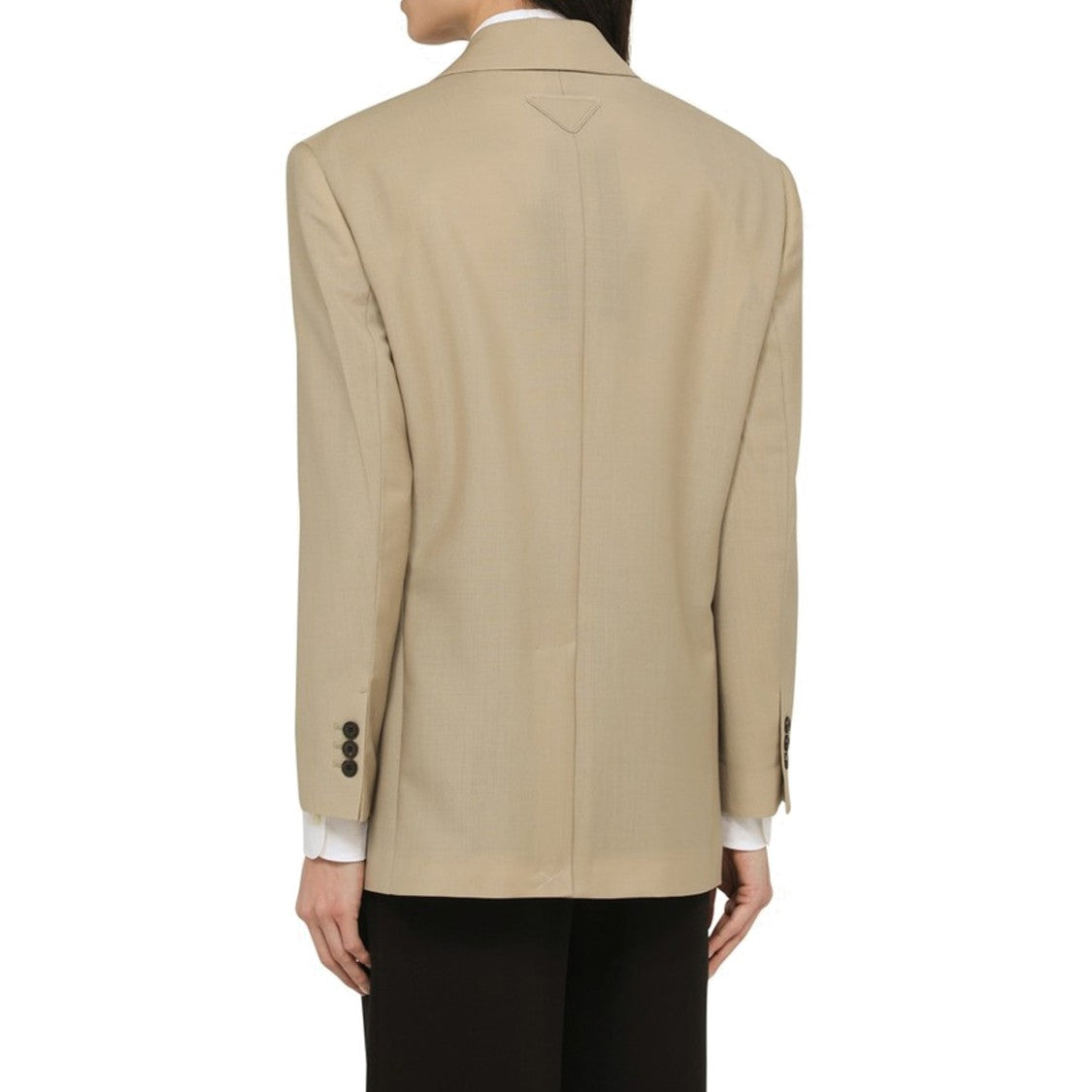 Prada Beige Rope-Coloured Blazer