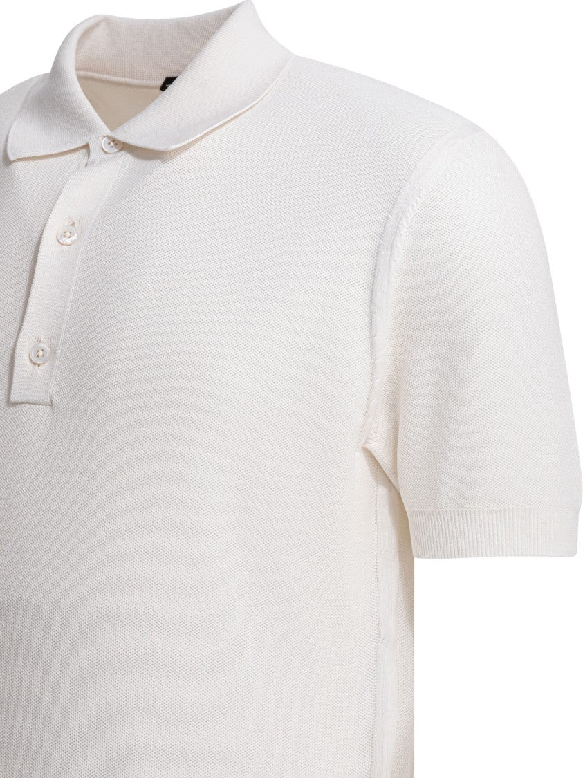 Tom Ford Silk And Cotton Pique Polo Shirt