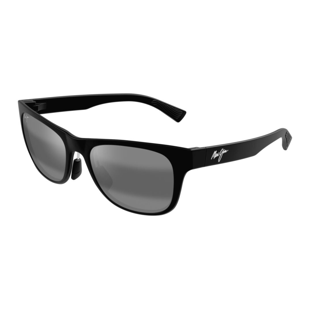 Maui Jim Black Mj0684s Glossy Rectangular Sunglasses
